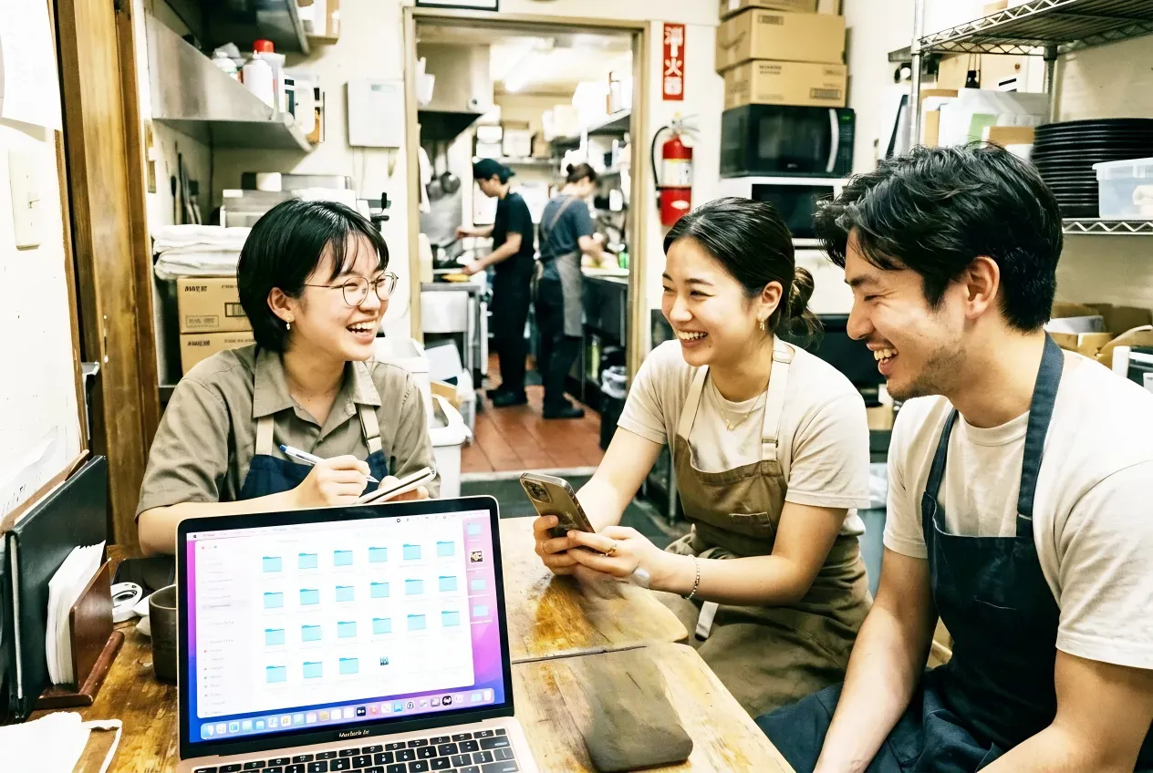 現場負担を抑えて運用を続ける支援イメージ